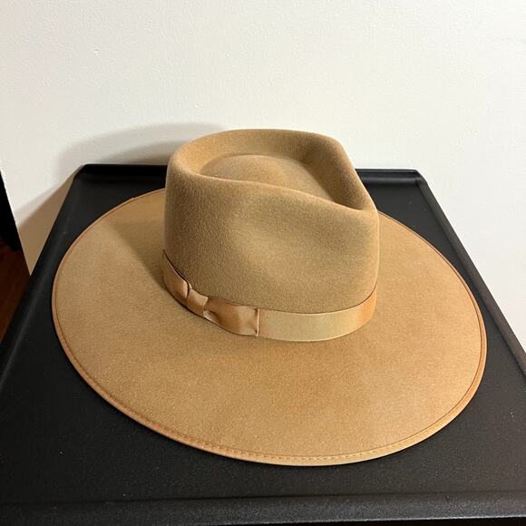 Lack of Color Brown Wide Brim Hat - Picture 1 of 3